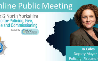 “Your Police Service, Your Say” – Jo Coles, Deputy Mayor for Policing Fire and Crime, to host online public meeting.