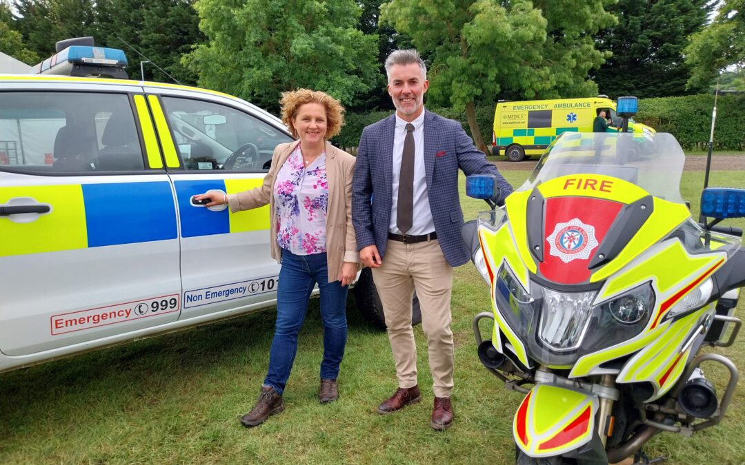 David Skaith, Mayor of York and North Yorkshire, and Jo Coles, Deputy Mayor for Policing, Fire and Crime