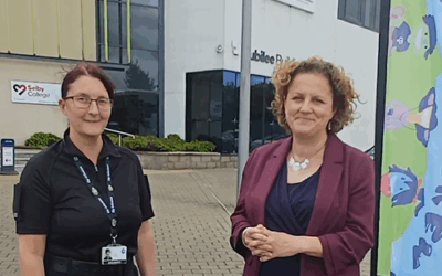 Deputy Mayor visits Crucial Crew in Selby 