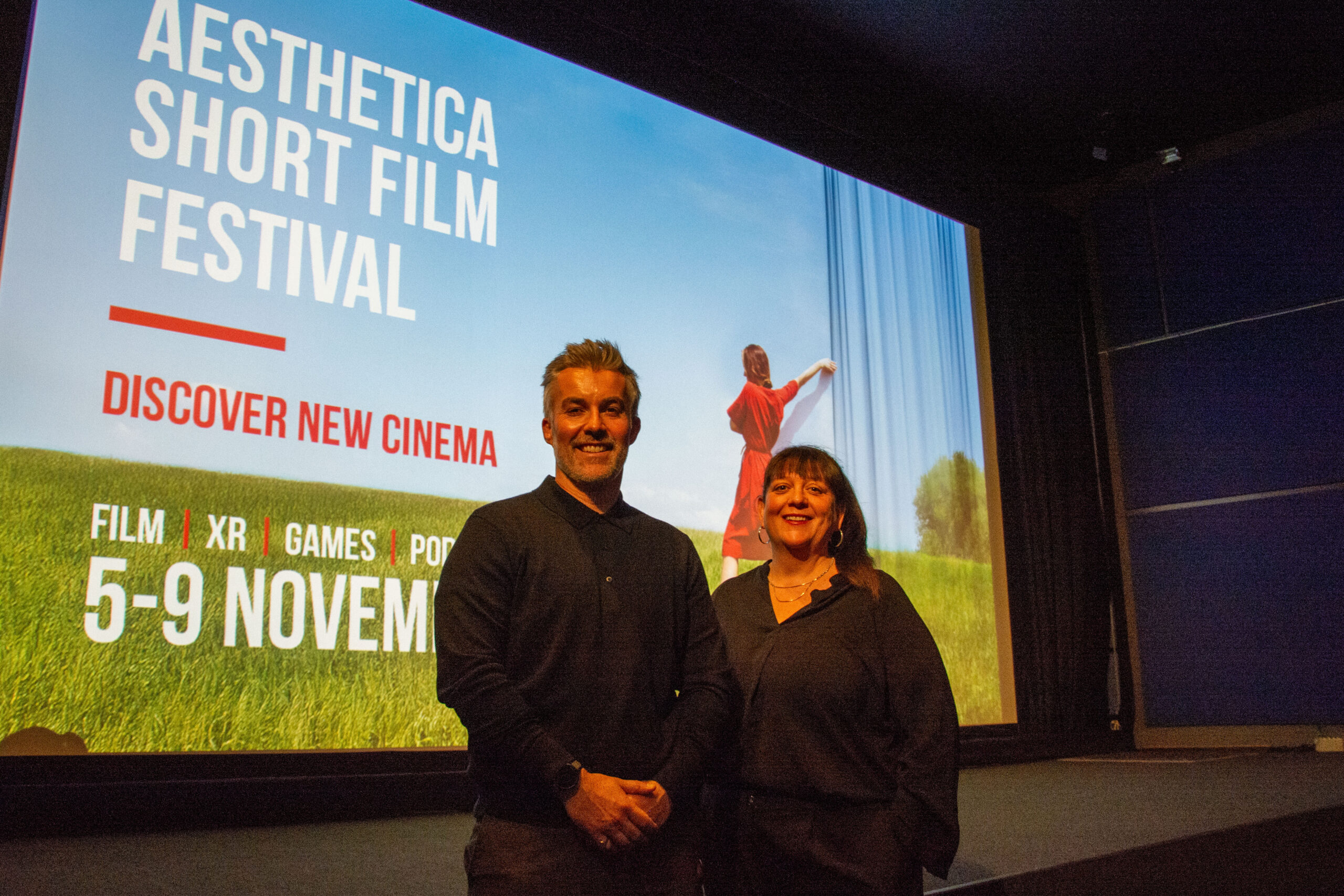 David Skaith and Cherie Federico at City Screen for Aesthetica 2025