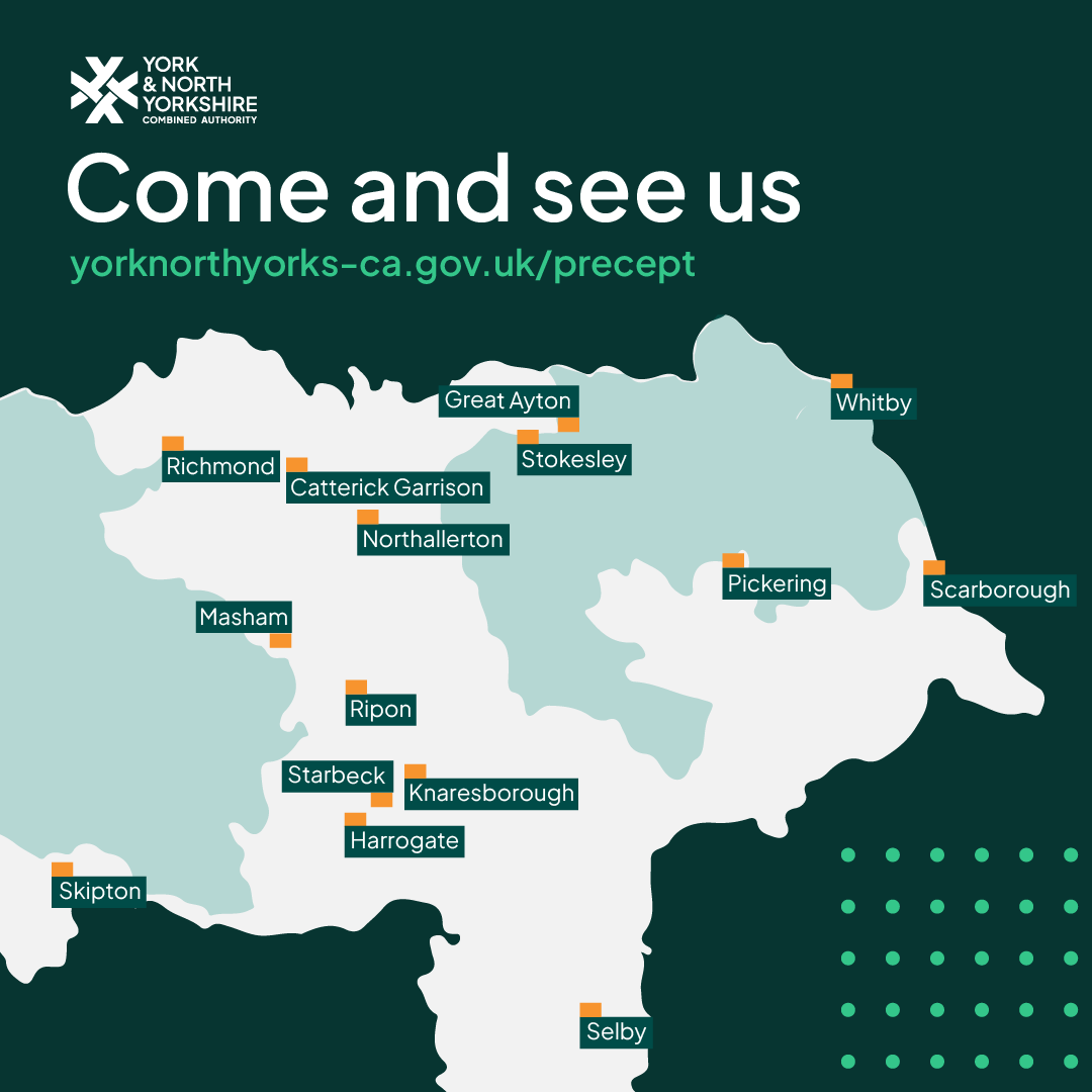 An image showing locations where people can speak about the precept consultation to colleagues