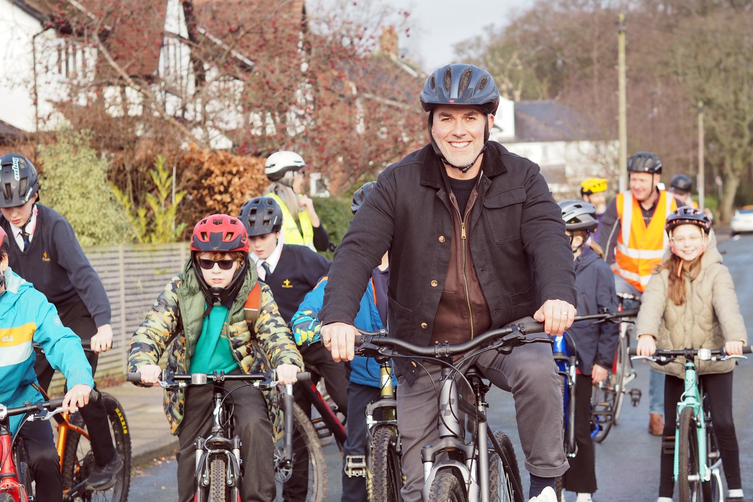 Active Travel Launch 3 Mayor David Skaith at the launch of the Mayor's Active Travel Fund in Harrogate In February 2026