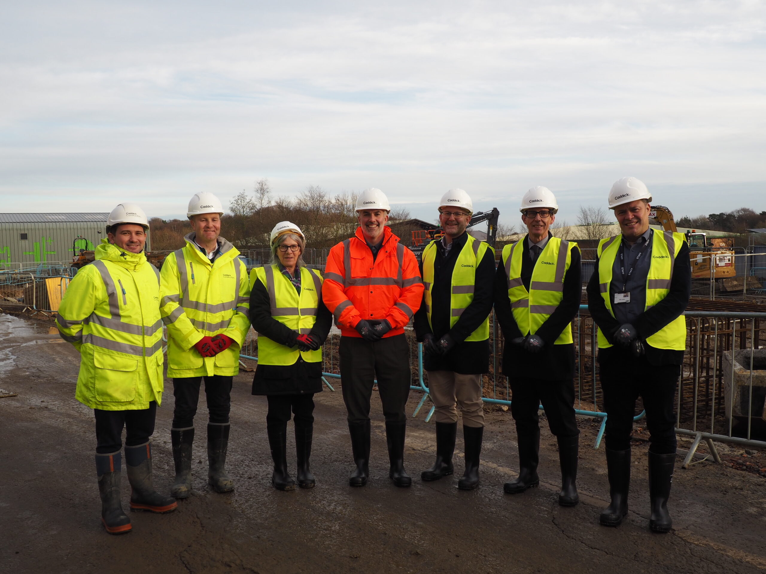 Mayor David Skaith visits construction site at Harrogate College, December 2025