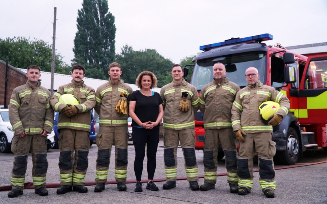 Jo Coles, Deputy Mayor for Policing Fire and Crime at Boroughbridge Drill Night