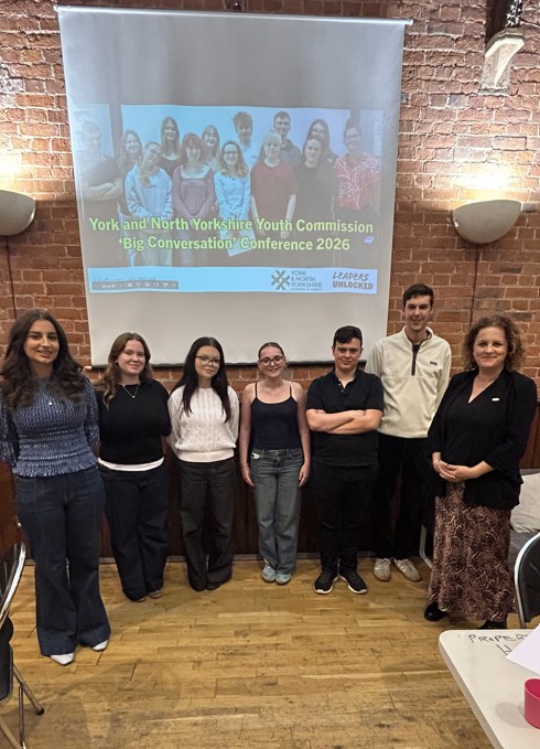 DMPFC and York and North Yorkshire Youth Commission Members at the Big Conversation 2026